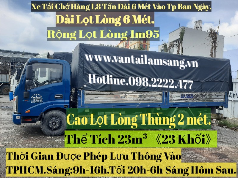 Xe tải chở hàng - Công Ty TNHH TM DV Vận Tải Lâm Sang